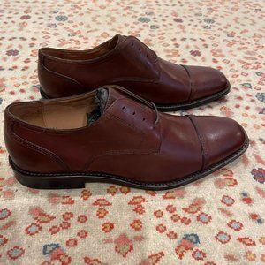 Johnston and Murphy Knowland Cap Mahogany Men's Shoes - NWOT